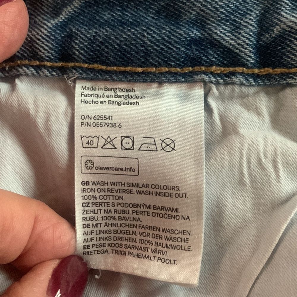 &Denim Women’s Jeans Silver Studs High Waisted 27 X 28 - Picture 10 of 11